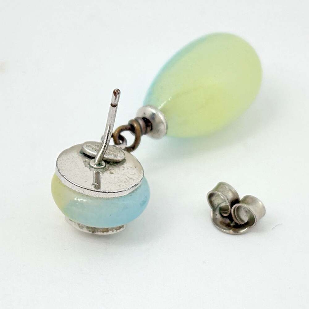 Chanel Cc Logo Earrings Silver-Tone #244033C72B - Picture 3 of 6